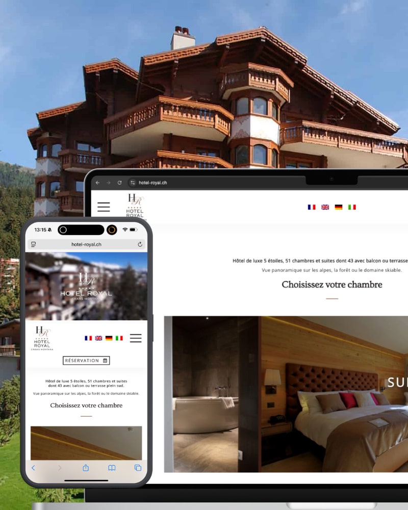 Site internet hotel - agence de communication valais, agence de communication sion, agence web sion, agence web valais, site internet valais, site web sion, agence digitale valais, communication d'entreprise sion, marketing digital valais
