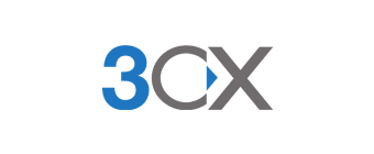 Logo de 3CX, solution de téléphonie d'entreprise proposée par YETY à Sion, en Valais