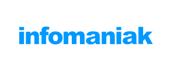 Logo d'Infomaniak, partenaire suisse d'hébergement de YETY pour les entreprises en Valais