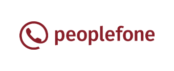 Logo de Peoplefone, opérateur télécom partenaire de YETY pour les entreprises en Valais