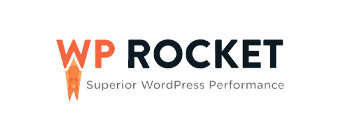 Logo WP Rocket, outil d'optimisation des performances et de la vitesse des sites WordPress utilisé par YETY à Sion